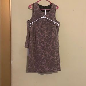 Ann Taylor 2 piece dress set - metallic